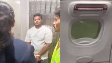 malayali-arrested-for-attempting-opening-emergency-door-of-flight
